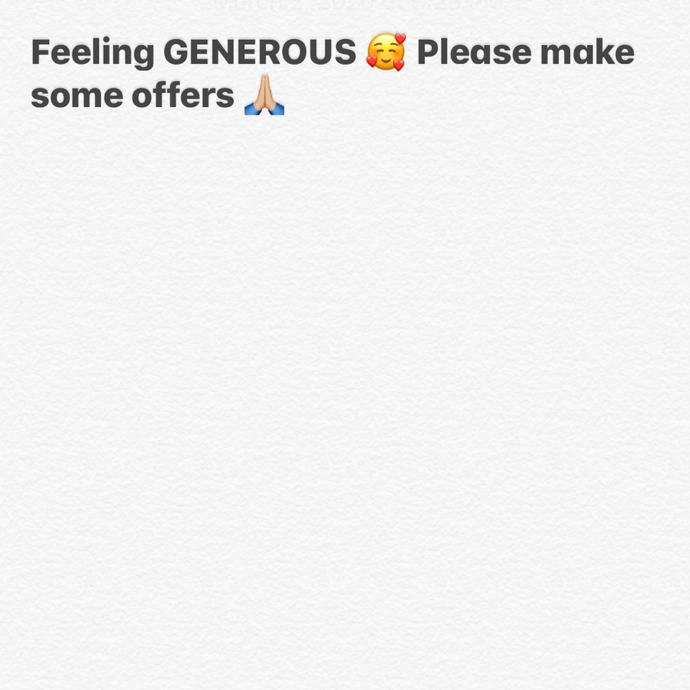 Send some offers!